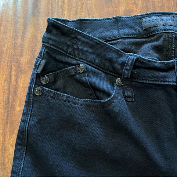 Rock & Republic Kasandra Black Embellished Bootcut Jeans size 10 M - Picture 3 of 14